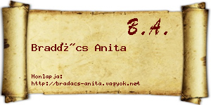 Bradács Anita névjegykártya